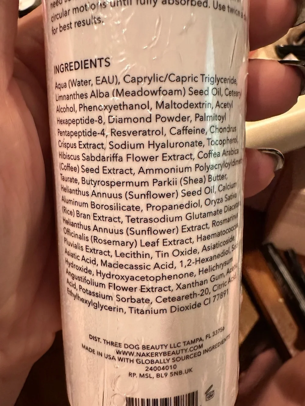 Nakery Beauty Lift-Tox Body Lifting Treatment Lotion